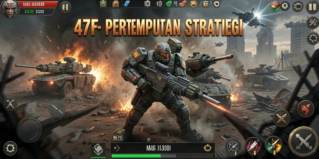 Tampilan menarik dari gameplay menegangkan 47F.