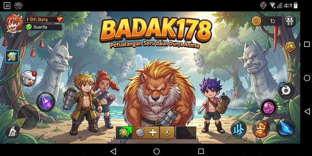 Tampilan gameplay BADAK178 yang menarik dan dinamis.