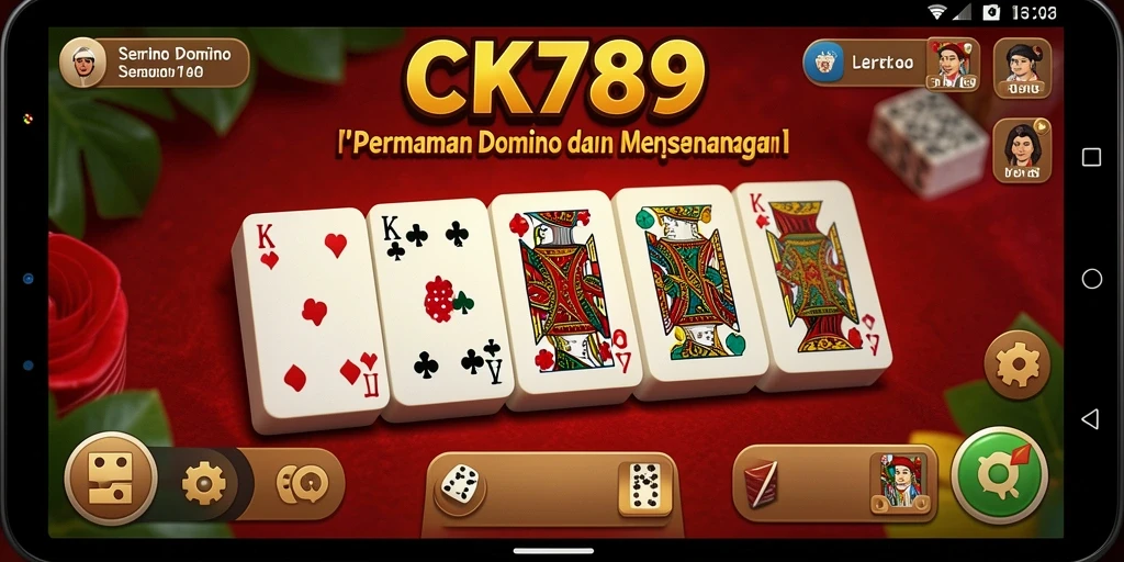 Gameplay CK789 yang menarik dan seru saat bermain Domino.