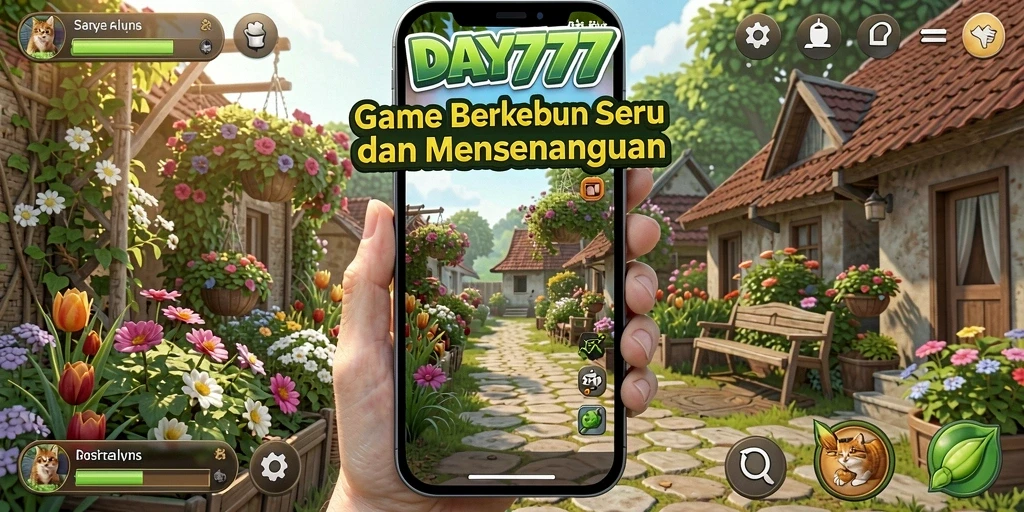 Tampilan menarik dari gameplay bertani yang seru di DAY777.
