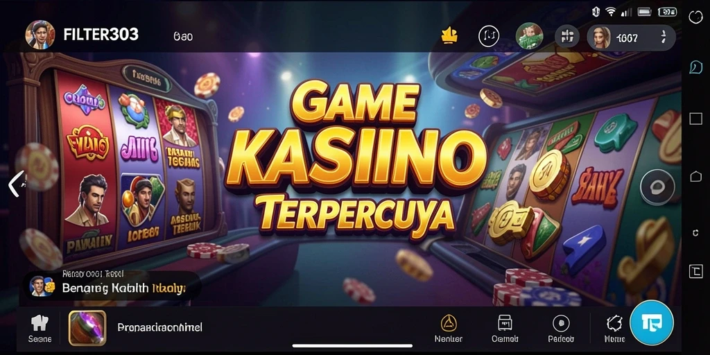 Tampilan gameplay Kasino yang menakjubkan di FILTER303.