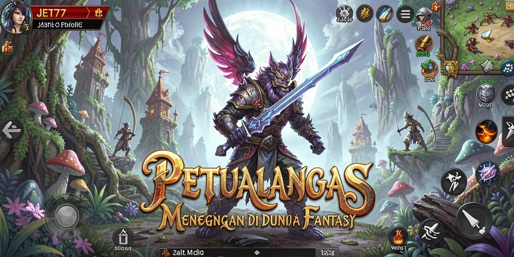 Gambaran gameplay JET77 yang seru dan mendebarkan.