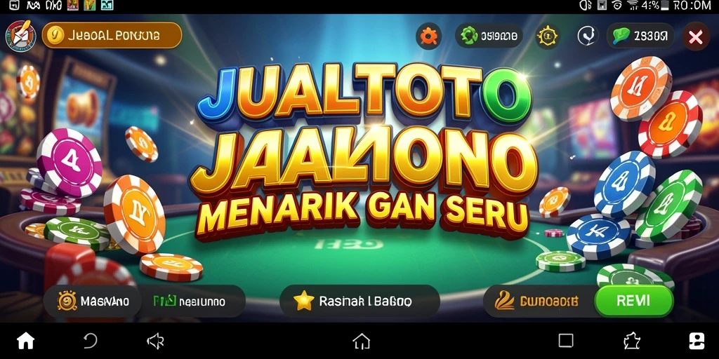 Screenshot gameplay JUALTOTO menampilkan keseruan permainan Kasino.
