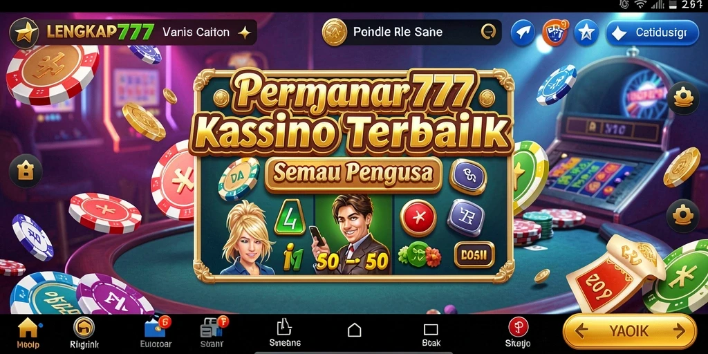 Tampilan menarik dari gameplay Kasino yang memikat.