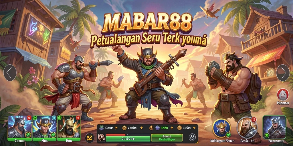 Tampilan penuh aksi dari gameplay MABAR88 dalam petualangan seru.