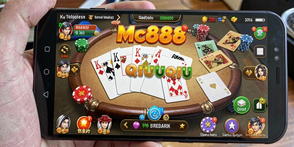 Tampilan gameplay QiuQiu yang menarik dan menantang.