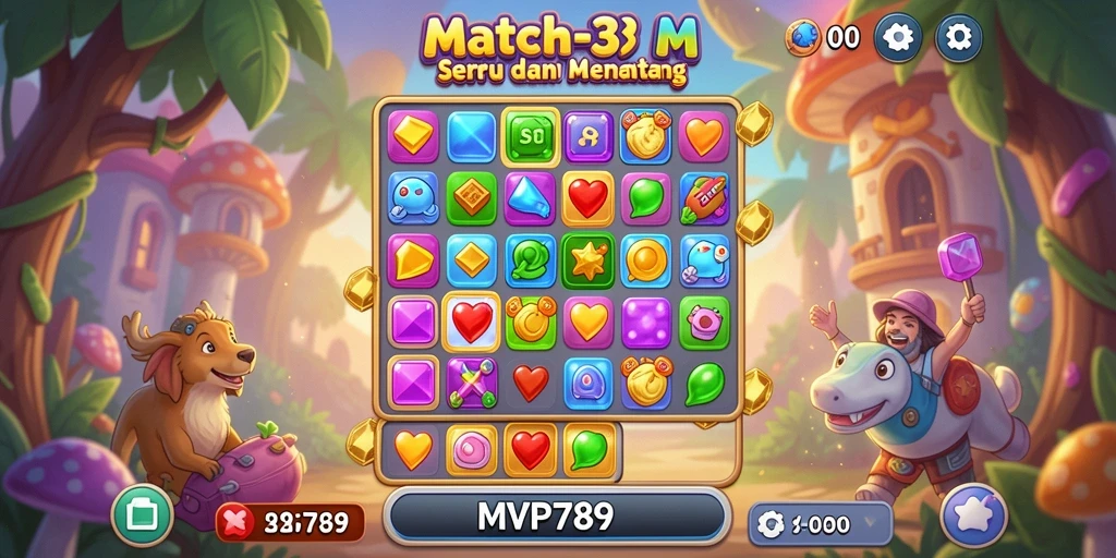 Tangkapan layar dari gameplay MVP789 yang penuh warna dan menarik.
