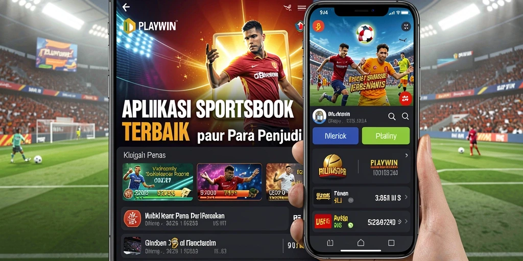 Tampilan gameplay utama aplikasi Sportsbook PLAYWIN yang menegangkan.