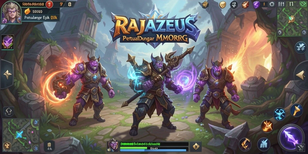 Gameplay seru dengan grafis menakjubkan di RAJAZEUS.