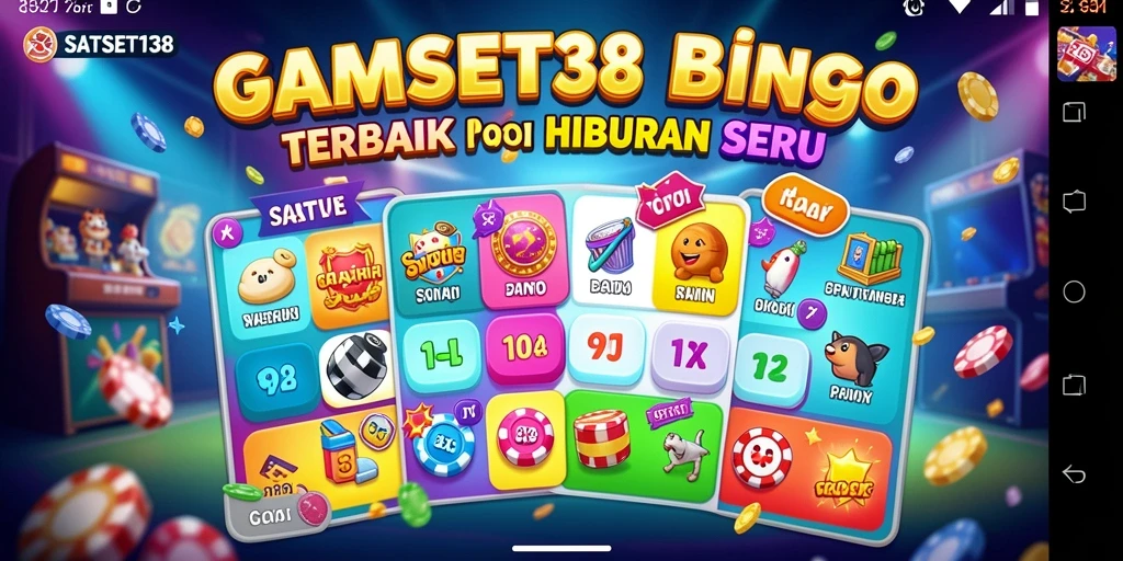 Screenshot tampilan permainan Bingo yang seru dan interaktif.