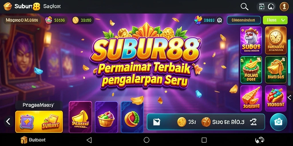 Screenshot SUBUR88 menampilkan gameplay slot yang menarik dan menantang.