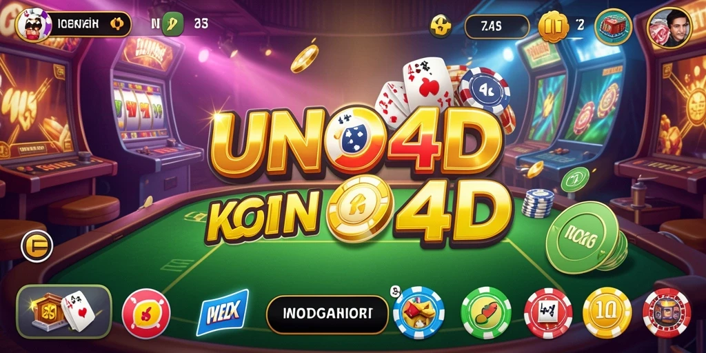 Gameplay seru dan menarik di aplikasi Kasino UNO4D.
