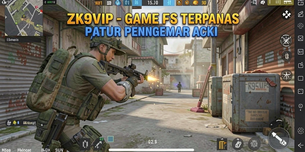 Tampilan gameplay intens ZK9VIP dengan pertempuran yang seru.